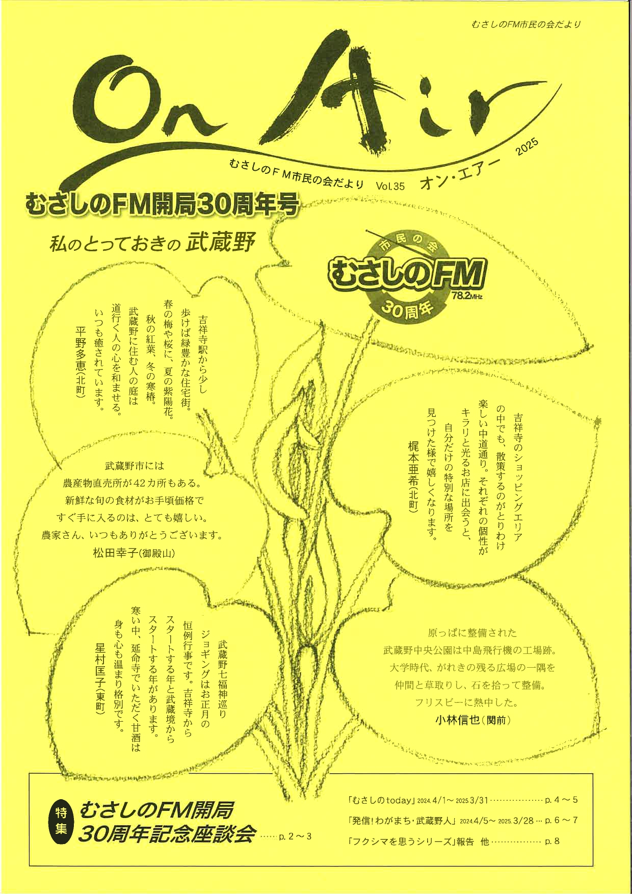  むさしのFM市民の会だより Vol.35 オン・エアー2025